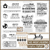 CFM D&C Family Bulletin Board Kit + FAUX Sheets {JAN-DEC 2021; neutrals} ANNUAL BUNDLE PRINTABLE