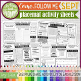 CFM D&C Placemat Activity Sheets {ANNUAL BUNDLE} PRINTABLE