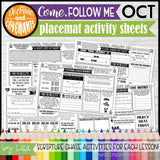 CFM D&C Placemat Activity Sheets {ANNUAL BUNDLE} PRINTABLE