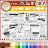 CFM D&C Placemat Activity Sheets {ANNUAL BUNDLE} PRINTABLE