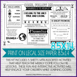 CFM D&C Placemat Activity Sheets {ANNUAL BUNDLE} PRINTABLE