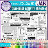 CFM D&C Placemat Activity Sheets {ANNUAL BUNDLE} PRINTABLE