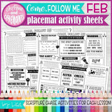 CFM D&C Placemat Activity Sheets {ANNUAL BUNDLE} PRINTABLE