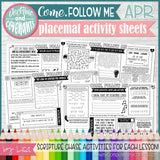 CFM D&C Placemat Activity Sheets {ANNUAL BUNDLE} PRINTABLE