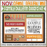 CFM Family Bulletin Board BUNDLE {APR-DEC}