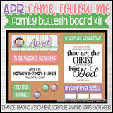 CFM Family Bulletin Board BUNDLE {APR-DEC}