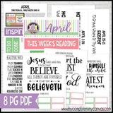PRE-ORDER BUNDLE: CFM Family Bulletin Board Kit {APR-DEC}-My Computer is My Canvas