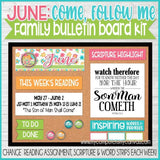 CFM Family Bulletin Board BUNDLE {APR-DEC}