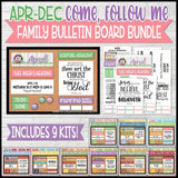 CFM Family Bulletin Board BUNDLE {APR-DEC}