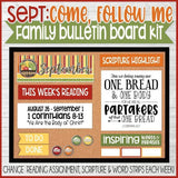 CFM Family Bulletin Board Kit BUNDLE {JULY-DEC}