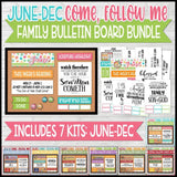 CFM Family Bulletin Board Kit BUNDLE {JUNE-DEC}