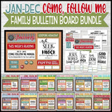 CFM New Testament Family Bulletin Board BUNDLE {2019 JAN-DEC}
