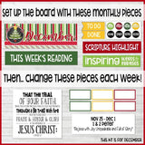 CFM New Testament Family Bulletin Board Kit {DECEMBER 2019} PRINTABLE