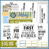 Come Follow Me Family Bulletin Board Kit {MAY} PRINTABLE-My Computer is My Canvas