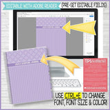 CLASSY Cover Pack {Alternate Covers & Tabs for Planners/Journals} PRINTABLE