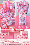 Candy Bar Bouquet {VALENTINE'S DAY} Printable