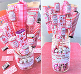 Candy Bar Bouquet {VALENTINE'S DAY} Printable