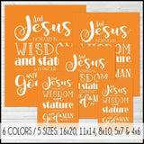 Children & Youth {LUKE 2:52} Scripture Art PRINTABLE