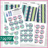Chocolate Squares Envelops & Tags {MOTHER'S DAY} PRINTABLE