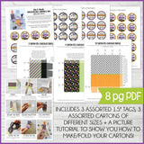 Chocolate Truffle Cartons & Tags {HALLOWEEN} PRINTABLE