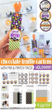 Chocolate Truffle Cartons & Tags {HALLOWEEN} PRINTABLE
