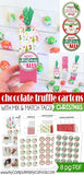 Chocolate Truffle Cartons & Tags {MERRY CHRISTMAS} PRINTABLE