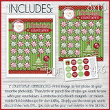 Christmas Bottle Cap Countdown PRINTABLE {Clearance}-My Computer is My Canvas