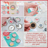 Christmas Bottle Cap PRINTABLE-My Computer is My Canvas