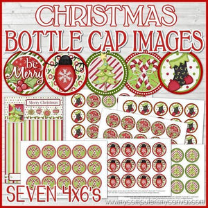 Christmas Bottle Cap PRINTABLE-My Computer is My Canvas
