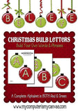 Christmas Bulb Banner PRINTABLE {Clearance}-My Computer is My Canvas