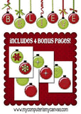 Christmas Bulb Banner PRINTABLE {Clearance}-My Computer is My Canvas