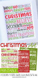 Christmas {December} SUBWAY ART PRINTABLE-My Computer is My Canvas