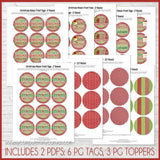 Christmas Mason Jar Gift Tags PRINTABLE-My Computer is My Canvas