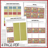 Christmas Nugget Wrappers {MANGER} PRINTABLE-My Computer is My Canvas