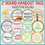 Church Handout Bundle {TAGS & QUOTES} PRINTABLE-My Computer is My Canvas