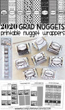 Class of 2020 Graduation Nugget Wrappers PRINTABLE