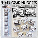 Class of 2022 Graduation Nugget Wrappers PRINTABLE