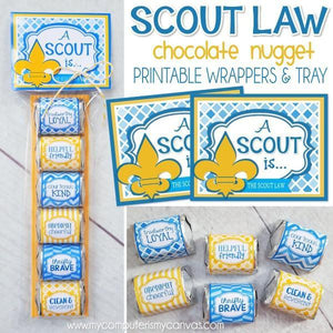 Cub Scout Law Nugget Wrappers PRINTABLE-My Computer is My Canvas