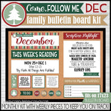 DISCOUNTED 2024 CFM Book of Mormon Family Bulletin Board Kit JAN-DEC {PRINTABLE}