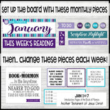 DISCOUNTED 2024 CFM Book of Mormon Family Bulletin Board Kit JAN-DEC {PRINTABLE}