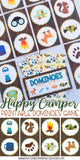 DOMINOES Game {Happy Camper} PRINTABLE-My Computer is My Canvas