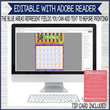 EDITABLE 2022 Monthly Calendar Set {8.5x11} Printable