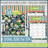 EDITABLE 2023 Decorative Monthly Calendars {8.5x11} Printable