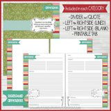 EDITABLE Recipe Binder Collection RED {Full Size 8.5x11} PRINTABLE