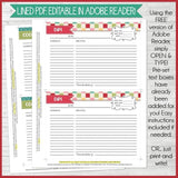 EDITABLE Recipe Collection {RED EDITION} Discounted Bundle