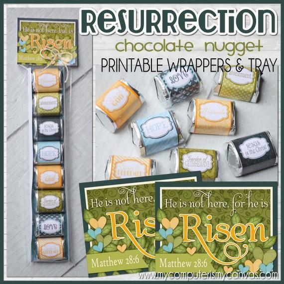 Easter Nugget Wrappers {Resurrection} PRINTABLE-My Computer is My Canvas