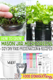 FOOD STORAGE Video Class {PART 2: Recipes & MICROGREENS} (MP4 Video Download + Bonus PDF's)