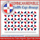 Flag Bottle Cap PRINTABLE {DOMINICAN REPUBLIC}-My Computer is My Canvas