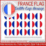 Flag Bottle Cap PRINTABLE {FRANCE}-My Computer is My Canvas