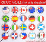 Flag Bottle Cap PRINTABLE {IRELAND}-My Computer is My Canvas